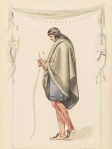 横顔のインド人像、1851 年。 作： Henry Kirke Brown