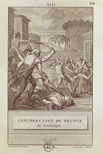 デビッドによって刻まれた1768年のアメリカ人の反乱 作： Henry Le Jeune