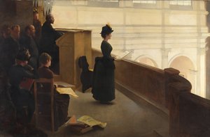 オルガンのリハーサル、1885 年。 作： Henry Lerolle