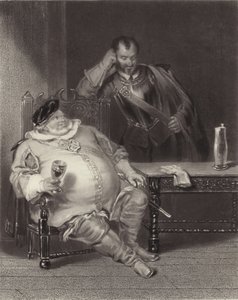 ファルスタッフとバードルフ 作： Henry Liverseege