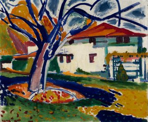 青い木々、1915-1916年。 作： Henry Lyman Saÿen