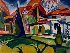 ニューマンの家、1915 年。 作： Henry Lyman Saÿen
