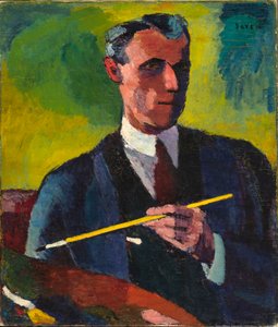 自画像、1910～1913年。 作： Henry Lyman Saÿen