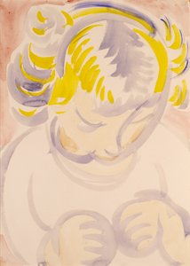 アーティストの娘、カリフォルニア。 1916年。 作： Henry Lyman Saÿen