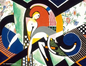 サンダーシャワー、カリフォルニア州。 1917-1918。 作： Henry Lyman Saÿen