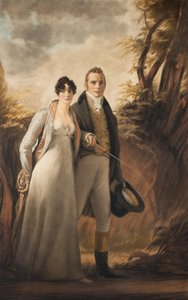 カイルジーのキャンベル夫妻（メゾチント） 作： Henry Macbeth Raeburn