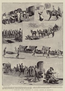 ヨーマンリーフィールドホスピタル、ローデバルでのシーン 作： Henry Marriott Paget