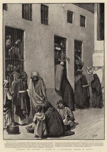 エジプトの地方刑務所でのシーンである空腹を養う 作： Henry Marriott Paget