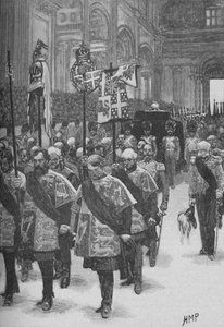 ウェリントンの埋葬、c1890 作： Henry Marriott Paget