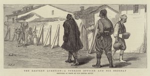 東方の質問、トルコの将校とその秩序 作： Henry Marriott Paget