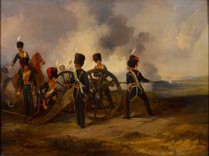 1844年頃の王立馬砲兵の搭乗員 作： Henry Martens