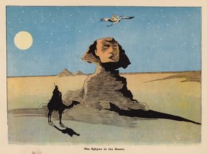 日本人形の冒険』挿絵（カラーリトグラフ） 作： Henry Mayer