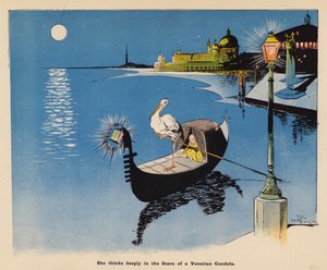 日本人形の冒険』挿絵（カラーリトグラフ） 作： Henry Mayer