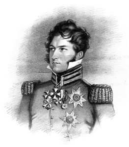 レオポルド王子、ザクセンコーブルクザールフェルトのクリスチャンフレデリック、1816年。 作： Henry Meyer