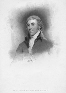 マサチューセッツ州トーマス・ギズボーン牧師、c1814。 作： Henry Meyer