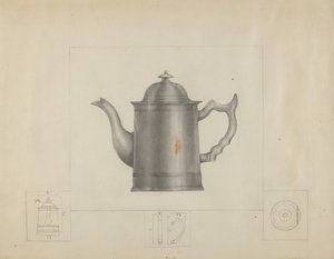 ピューターコーヒーポット 作： Henry Meyers