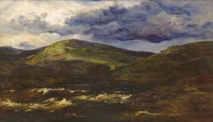 グレンオーチー、嵐がやって来る、1895 作： Henry Moore