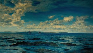 1883 年、コーンウォールからの夏休み。 作： Henry Moore