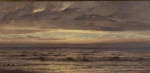 海辺の夕暮れ 作： Henry Moore