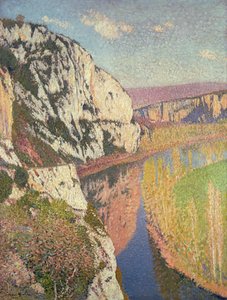 Douellensの風景、1897年 作： Henry Moret