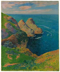 海沿いの崖、1895