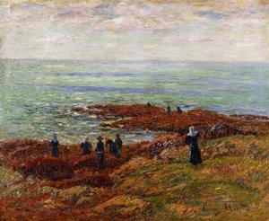 ブルトンの海岸。ブルトン海岸、 作： Henry Moret