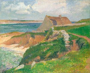 ブルターニュのラグネズ島 作： Henry Moret