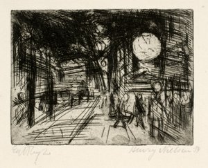 ストリート シーン、夏の夜 作： Henry Nielsen