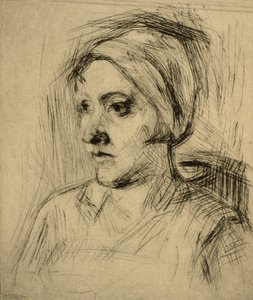 女性の肖像画 作： Henry Nielsen