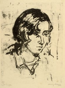 女性の肖像画 作： Henry Nielsen