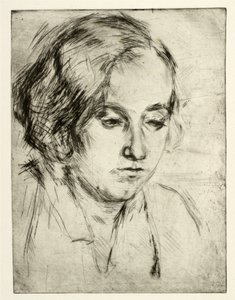 アーティストの妹、エラ・ウォールグリーン・ニールセンの肖像 作： Henry Nielsen