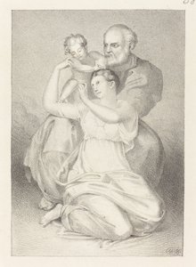 ミケランジェロの聖家族 作： Henry Noel Humphreys after John Flaxman