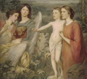 朝のビジョン、1895 作： Henry Oliver Walker
