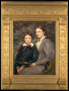 ウィリアム・T・エヴァンス夫人とその息子、1895年。