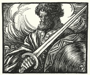 マシュー・アーノルドの詩。ローマのアラリック（版画 作： Henry Ospovat