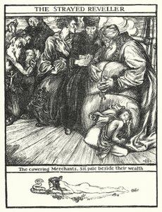 マシュー・アーノルドの詩。The Strayed Reveller (彫刻) 作： Henry Ospovat