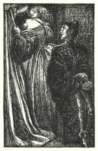 シェイクスピアの歌。"Sigh no more, ladies" (litho) 作： Henry Ospovat