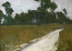 フランスの田舎道、n.d. 作： Henry Ossawa Tanner