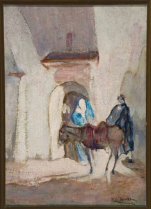 エルサレムからのフライト 作： Henry Ossawa Tanner