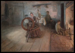 火の光で紡ぐ 作： Henry Ossawa Tanner