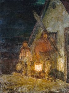 漁師の帰還、nd。 作： Henry Ossawa Tanner