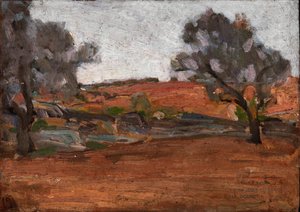 無題、n.d. 作： Henry Ossawa Tanner