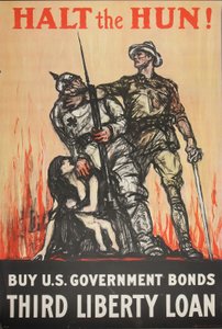 フンを止めろ！ 米国国債を購入 第三次リバティローン 作： Henry Patrick Raleigh
