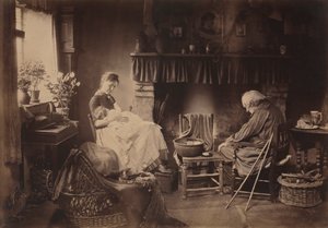 夜明けと日没、1885年。 作： Henry Peach Robinson
