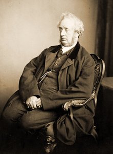 ヒューウェルチダイアモンド博士の肖像、1869年（セピア写真） 作： Henry Peach Robinson