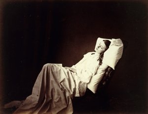 彼女は愛を語らなかった、1857年。 作： Henry Peach Robinson
