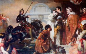 ロドモントのロジェロへの挑戦、1827年。 作： Henry Perronet Briggs