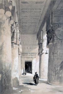 デンデラ神殿、エジプト、19世紀。 作： Henry Pilleau