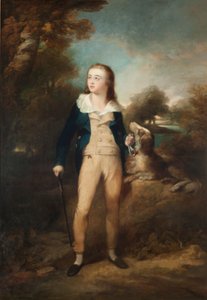 マスター・キャスカートと犬 1810年頃 油彩・カンヴァス 作： Henry Raeburn