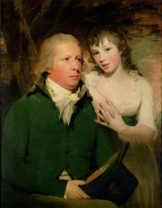 アレクサンダー・ドン卿と娘のエリザベス 作： Henry Raeburn